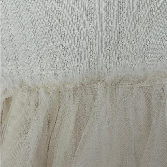 Zara Girls Pointelle Tulle Dress, size 2T - Picture 2 of 4